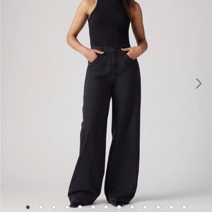 Black Wide-Leg  “Baggy Cinch”